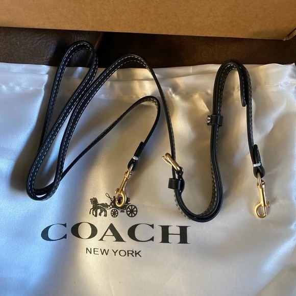 Coach Black Mini Bag with Gold Accents - Picture 5 of 9